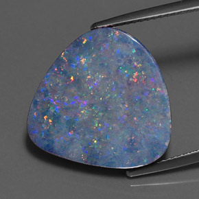 10.33 ct Multicolor Opal Doublet Gemstone, Opal Doublet Gem in Fancy Cabochon Shape for Sale.