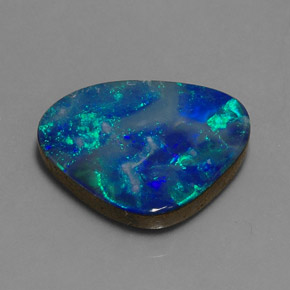 9.48 ct Multicolor Opal Doublet Gemstone, Opal Doublet Gem in Fancy Cabochon Shape for Sale.