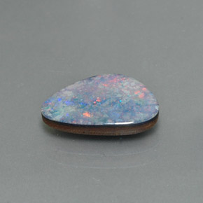 2.09 ct Multicolor Opal Doublet Stone, Natural Opal Doublet in Fancy Cabochon Shape for Sale