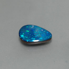 1.64 ct Multicolor Opal Doublet Stone, Natural Opal Doublet in Fancy Cabochon Shape for Sale