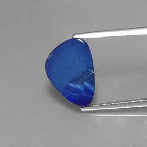 2.88 ct Multicolor Opal Doublet Gemstone, Opal Doublet Gem in Fancy Cabochon Shape for Sale.