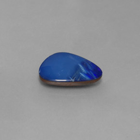 2.88 ct Multicolor Opal Doublet Stone, Natural Opal Doublet in Fancy Cabochon Shape for Sale