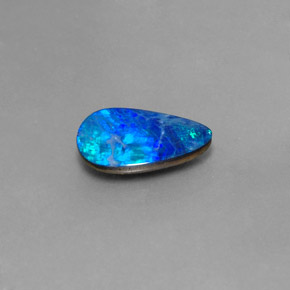 2.68 ct Multicolor Opal Doublet Stone, Natural Opal Doublet in Fancy Cabochon Shape for Sale