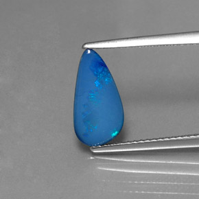 1.30 ct Multicolor Opal Doublet Gemstone, Opal Doublet Gem in Fancy Cabochon Shape for Sale.