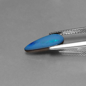 Opal Doublet Gemstone in 13 x 6.7 mm Size for Sale, Opal Doublet Stone in Multicolor Color