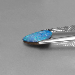 Opal Doublet Gemstone in 10.9 x 8 mm Size for Sale, Opal Doublet Stone in Multicolor Color