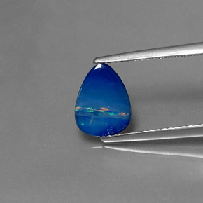 1.06 ct Multicolor Opal Doublet Gemstone, Opal Doublet Gem in Fancy Cabochon Shape for Sale.