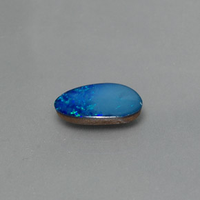 0.83 ct Multicolor Opal Doublet Stone, Natural Opal Doublet in Fancy Cabochon Shape for Sale