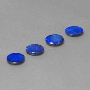 1.99 ct Multicolor Opal Doublet Stone, Natural Opal Doublet in Oval Cabochon Shape for Sale