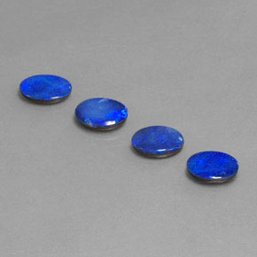 Opal Doublet Gemstone in 7 x 5 mm (calibrated) Size for Sale, Opal Doublet Stone in Multicolor Color