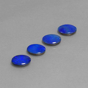 Opal Doublet Gemstone in 7 x 5 mm (calibrated) Size for Sale, Opal Doublet Stone in Multicolor Color