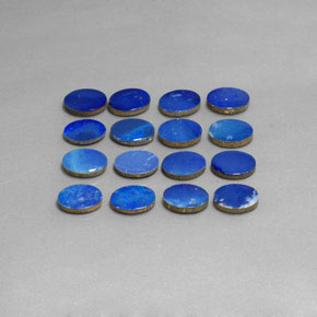 11.6ct Oval Cabochon Blue Opal Doublet for sale thumb image of 11.6ct Oval Cabochon Blue Opal Doublet (ID: 353099)