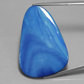 37.2ct Fancy Cabochon Blue Opal Doublet Gem for sale 37.2ct Fancy Cabochon Blue Opal Doublet Gem (ID: 357909)