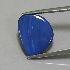 6.2ct Fancy Cabochon Blue Opal Doublet Gem for sale 6.2ct Fancy Cabochon Blue Opal Doublet Gem (ID: 357972)