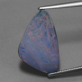 Multicolor Opal Doublet Gem - 5.9ct Fancy Cabochon (ID: 420615)