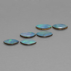 4.6ct Marquise Cabochon Multicolor Opal Doublet for sale thumb image of 4.6ct Marquise Cabochon Multicolor Opal Doublet (ID: 446813)