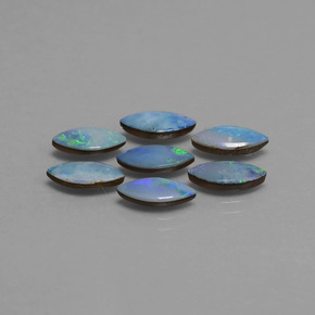4.9ct Marquise Cabochon Multicolor Opal Doublet for sale thumb image of 4.9ct Marquise Cabochon Multicolor Opal Doublet (ID: 446816)