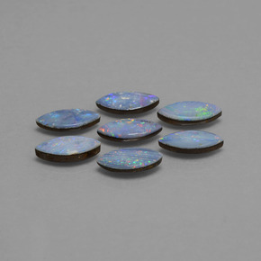 5.2ct Marquise Cabochon Multicolor Opal Doublet for sale thumb image of 5.2ct Marquise Cabochon Multicolor Opal Doublet (ID: 446819)