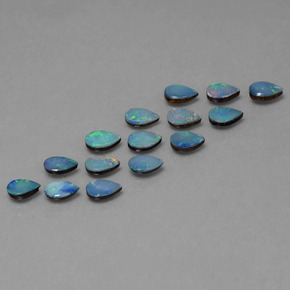 4.6ct Pear Cabochon Multicolor Opal Doublet for sale thumb image of 4.6ct Pear Cabochon Multicolor Opal Doublet (ID: 446941)