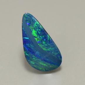 4.3ct Teardrop Cabochon Multicolor Opal Doublet Gem for sale 4.3ct Teardrop Cabochon Multicolor Opal Doublet Gem (ID: 503240)