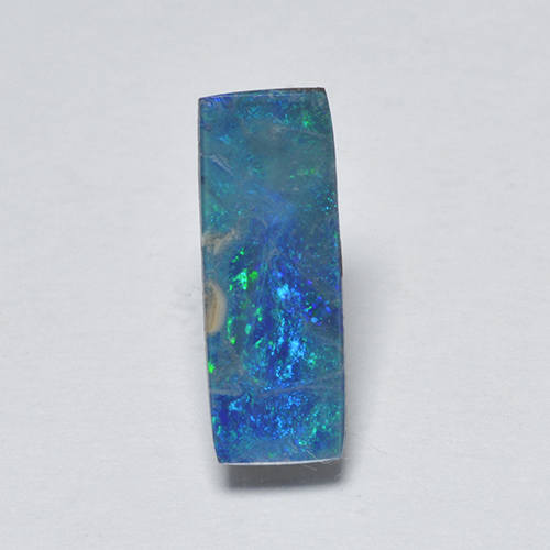 Multicolor Opal Doublet Gem - 0.8ct Baguette Cabochon (ID: 503477)