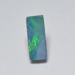 0.8ct Baguette Cabochon Multicolor Opal Doublet Gem for sale 0.8ct Baguette Cabochon Multicolor Opal Doublet Gem (ID: 503479)