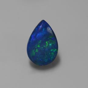 1.2ct Pear Cabochon Multicolor Opal Doublet Gem for sale 1.2ct Pear Cabochon Multicolor Opal Doublet Gem (ID: 503615)