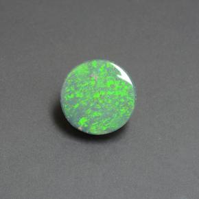 2.6ct Round Cabochon Multicolor Opal Doublet Gem for sale 2.6ct Round Cabochon Multicolor Opal Doublet Gem (ID: 505377)