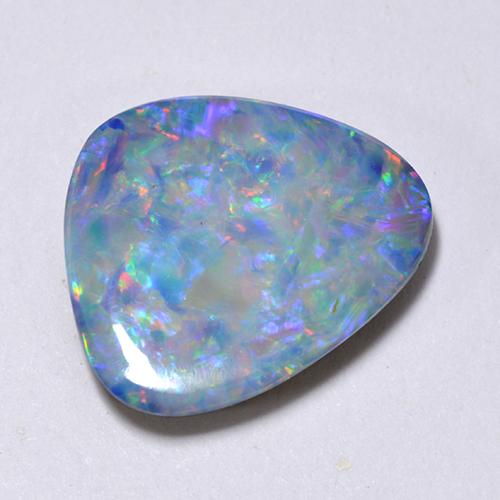 Multicolor Opal Doublet Gem - 3.2ct Fancy Cabochon (ID: 512404)