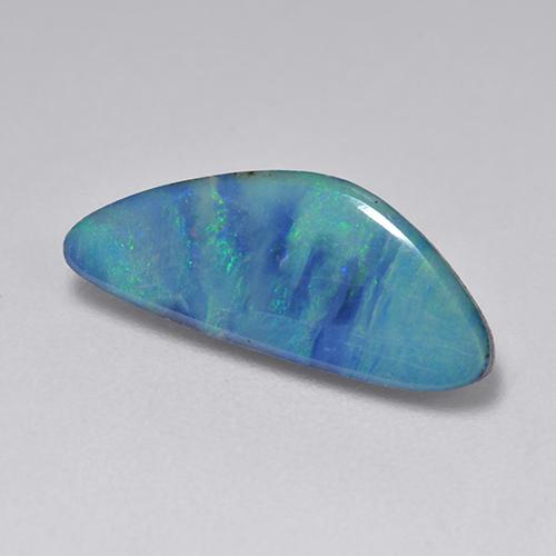 Multicolor Opal Doublet Gem - 1.9ct Fancy Cabochon (ID: 516226)
