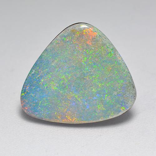 Multicolor Doblete de Ópalo Gema - 3.6ct Trillón Cabujón (ID: 517266)