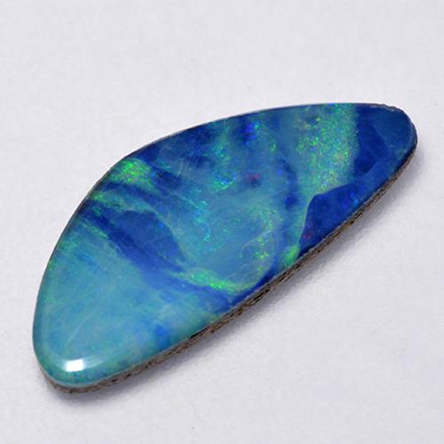Multicolor Opal Doublet Gem - 1.8ct Fancy Cabochon (ID: 517578)