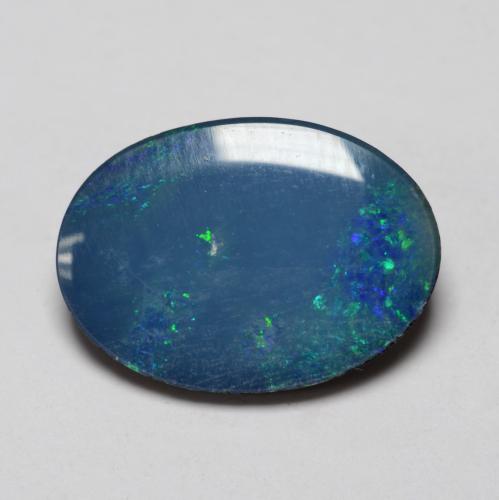3.70 Cts 18x11 MM Natural Australian Opal Doublet Big Size Cabochon Multi Color Rainbow Fire Australian Opal Cabs Gemstone Jewellery Making