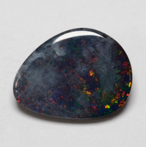 Multicolor Opal Doublet Gem - 2.8ct Fancy Cabochon (ID: 542151)