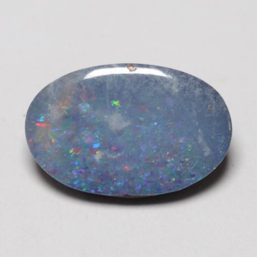 Multicolor Doblete de Ópalo Gema - 2ct Cabujón Óvalo (ID: 542160)