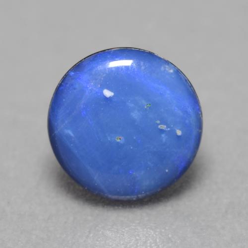 Multicolor Opal Doublet Gem - 0.8ct Round Cabochon (ID: 542864)