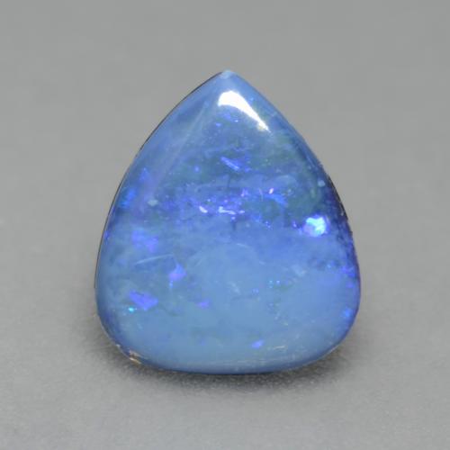 Многоцветный Опал Дублет Камень - 0.9ct Груша Кабошон (ID: 542898)