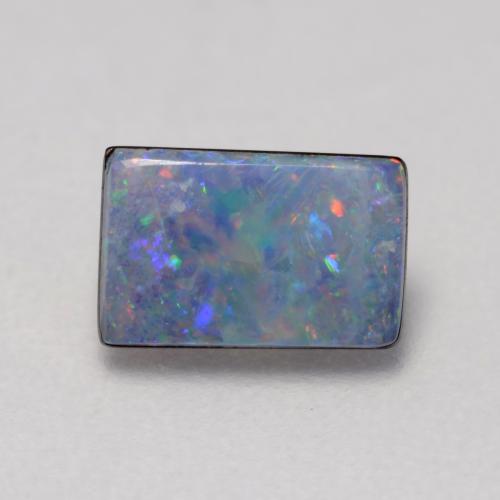 Multicolor Doblete de Ópalo Gema - 0.5ct Corte Baguette y Cabujón (ID: 544282)
