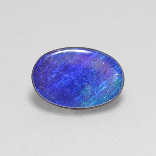 Multicolor Doblete de Ópalo Gema - 0.5ct Cabujón Óvalo (ID: 544419)