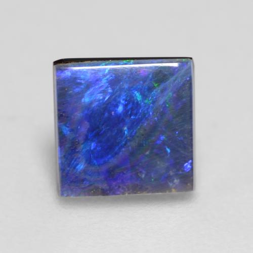 Mehrfarbig Opal-Dublette Edelstein - 0.5ct Quadrat Cabochon (ID: 544427)