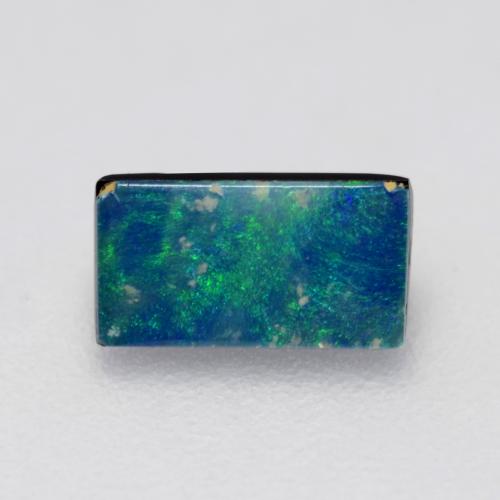 Многоцветный Опал Дублет Камень - 0.3ct Багет Кабошон (ID: 545246)