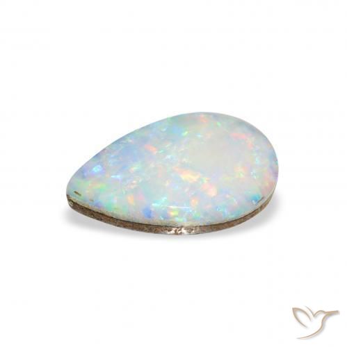 Opal Doublet Gemstone in 12 x 8 mm (calibrated) Size for Sale, Opal Doublet Stone in Multicolor Color