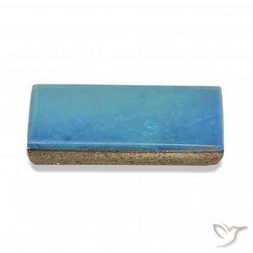 Opal Doublet Gemstone in 16 x 8 mm (calibrated) Size for Sale, Opal Doublet Stone in Multicolor Blue Color