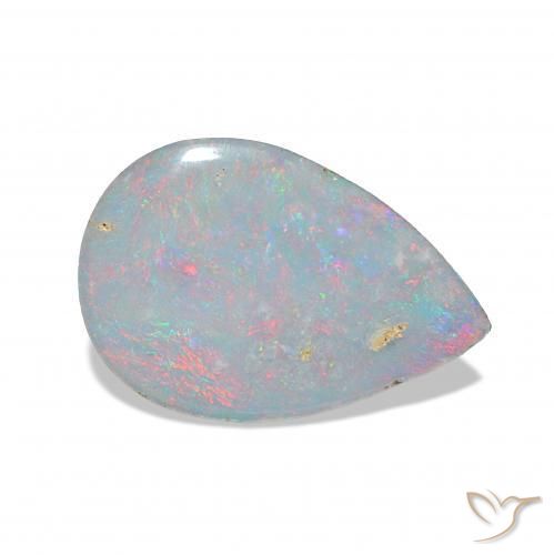 1.55ct Multicolor Opal Doublet, Pear Shape, Opaque