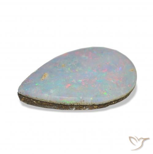 Opal Doublet Gemstone in 12 x 8 mm (calibrated) Size for Sale, Opal Doublet Stone in Multicolor Color