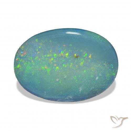 2.68ct Multicolor Opal Doublet, Oval, Opaque