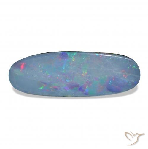 5.12ct Multicolor Opal Doublet, Oval, Opaque