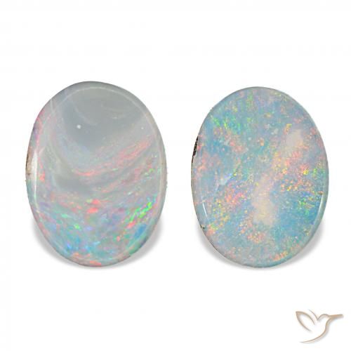 2.15ctw Multicolor Opal Doublet, Oval, Opaque