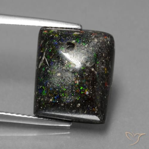Opale Baguette de 8,92 ct dans Matrix, 14,1 x 11,8 mm du Honduras, Photo A