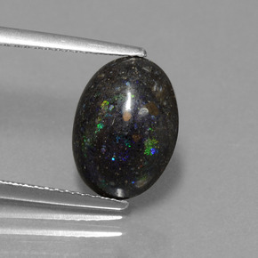 2.7ct Oval Cabochon Multicolor Opal in Matrix for sale thumb image of 2.7ct Oval Cabochon Multicolor Opal in Matrix (ID: 442324)